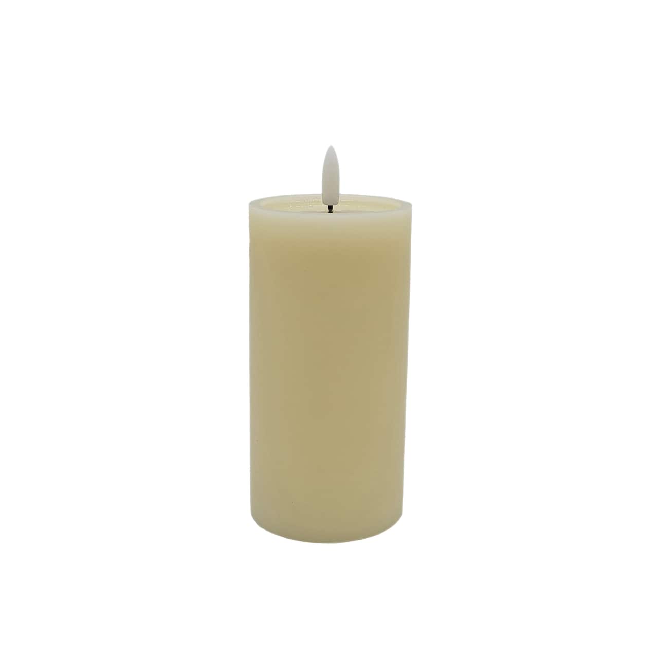 3" x 6" Flickering LED Wax Pillar Candle by Ashland®